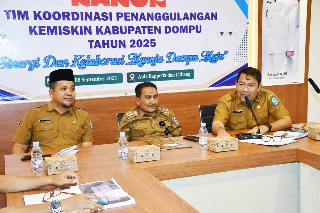 Pemerintah Daerah Kabupaten Dompu Gelar Rapat Koordinasi Penanggulangan Kemiskinan