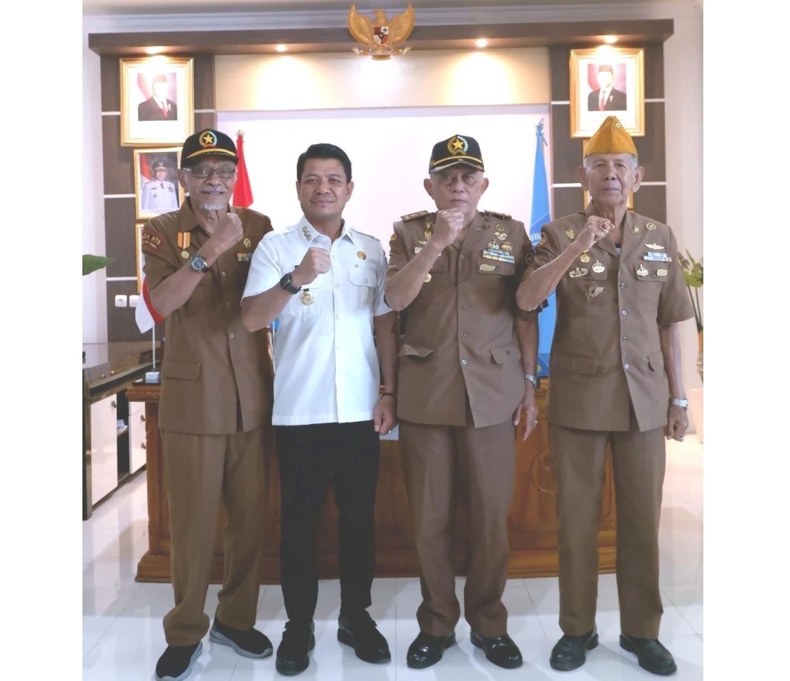 Bupati Dompu, Bambang Firdaus Sambut Kehadiran Para Veteran Dengan Penuh Kehangatan