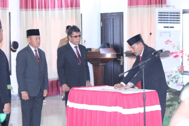 Wakil Bupati Dompu Secara Resmi Melantik Pelaksana Daerah Duta Pancasila Paskibraka Indonesia Tahun 2025