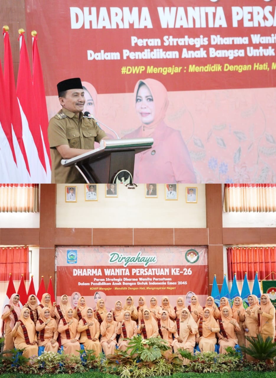 Wakil Bupati Dompu Hadiri Peringatan HUT Dharma Wanita Persatuan Ke - 26, Tahun 2025