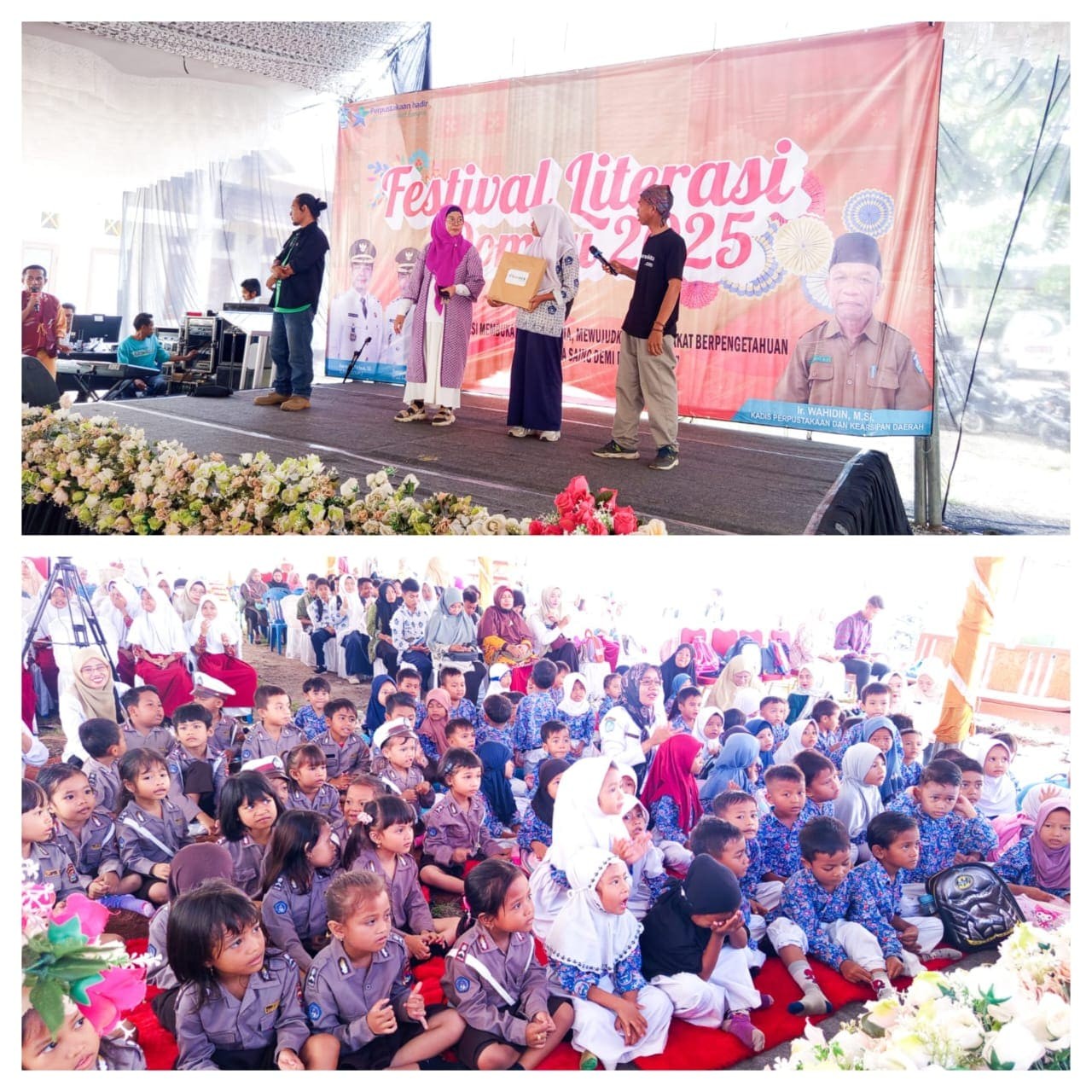 Perpustakaan Daerah & Kearsipan Hadirkan Rangkaian Inspiratif di Hari Kedua Festival literasi Dompu 2025