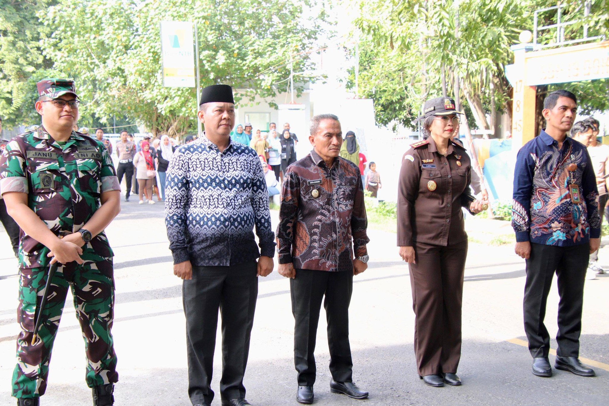 Wabup Dompu Hadiri Penerimaan Kunjungan Kerja Kapolda NTB di Mapolres Dompu  