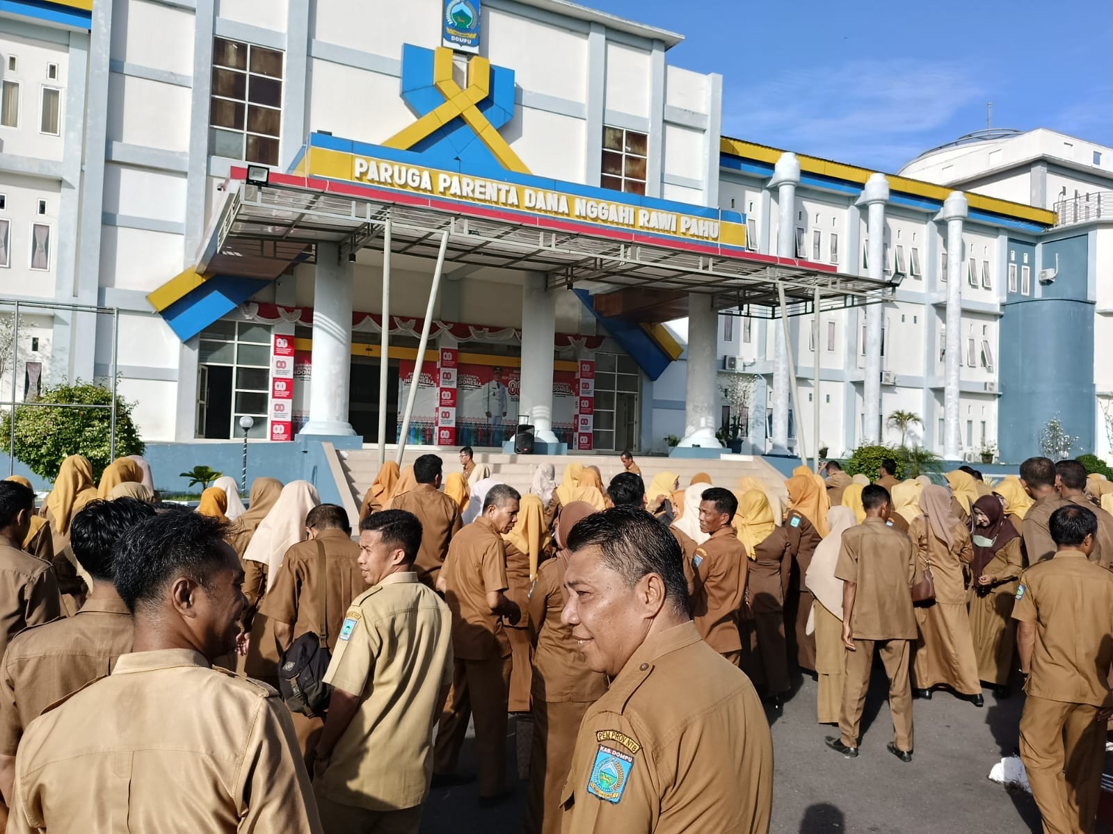 Apel Bersama Klaster Beringin Hari Kedua PLH Sekda