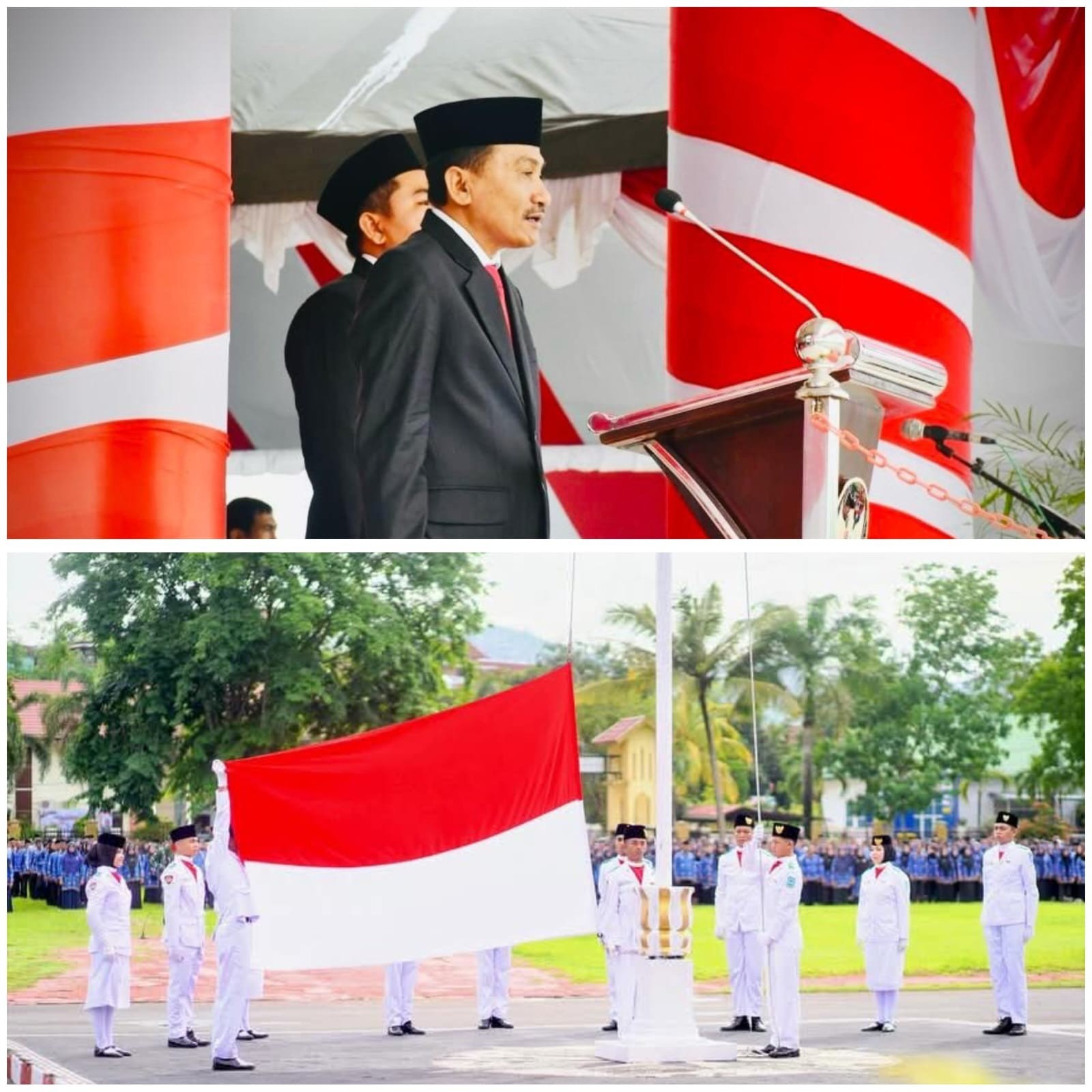 Hari Pahlawan 10 November: Pemkab Dompu Gelar Upacara Khidmat, Soroti Semangat Tanpa Pamrih