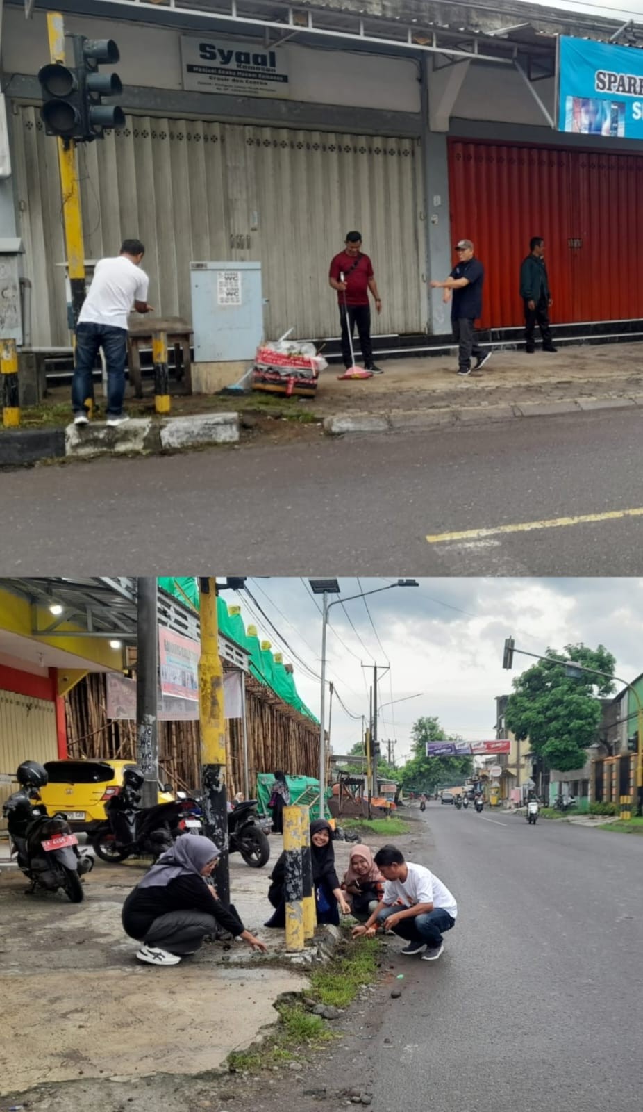 Dinas Kominfo Kabupaten Dompu Gelar Jumat Bersih di Kelurahan Karijawa