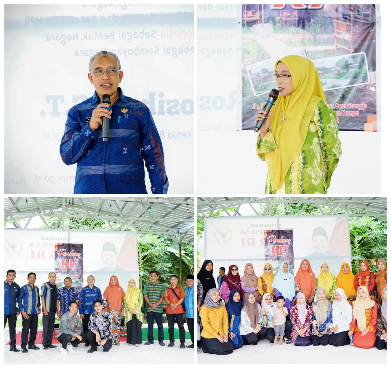 Pisah Kenal Kepala Dinas Kominfo Dompu, Perkuat Kebersamaan dan Soliditas Keluarga Besar