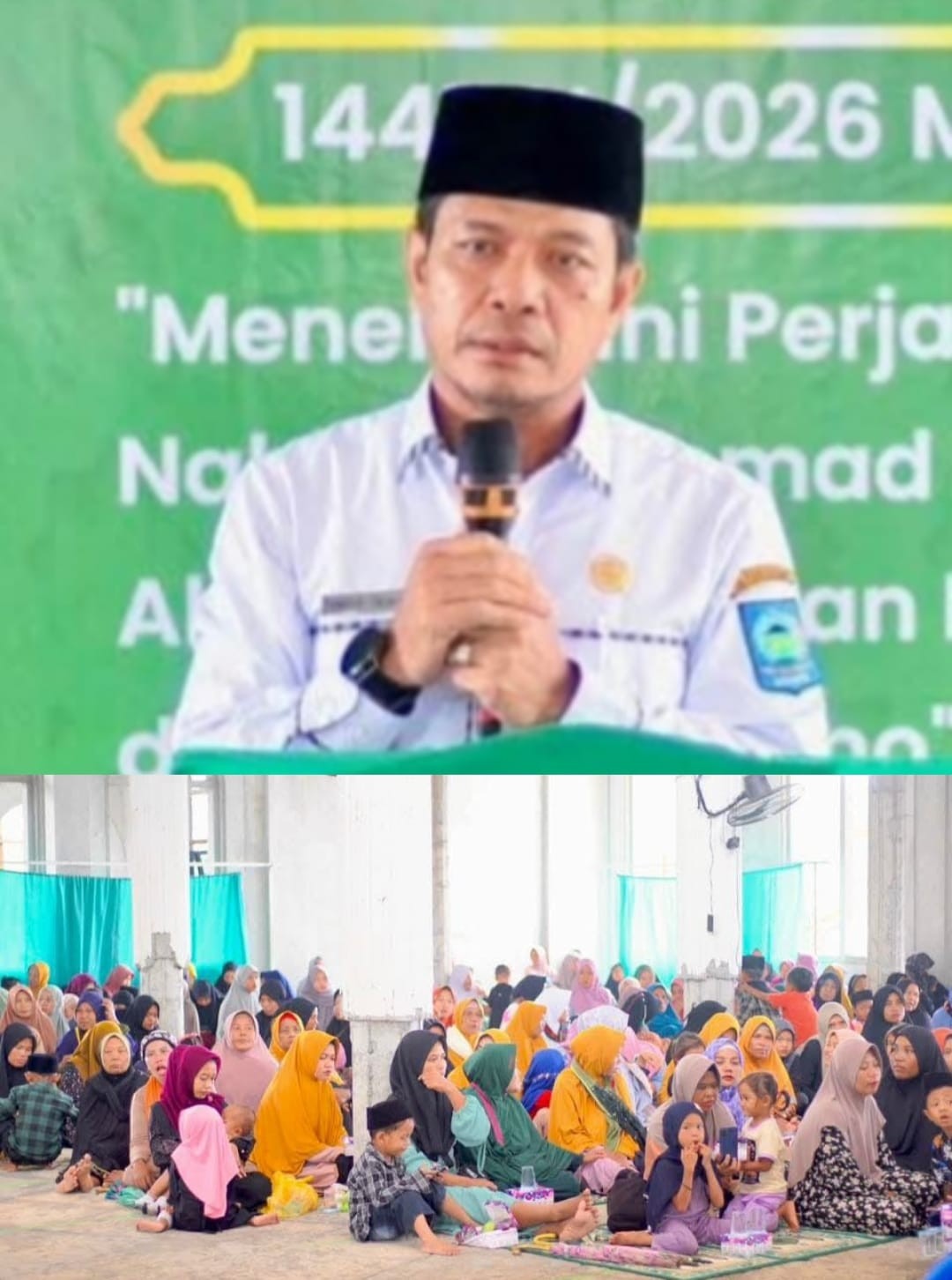 Bupati Dompu Hadiri Peringatan Isra Mi’raj di Nangakara, Ajak Warga Perkuat Iman dan Ukhuwah
