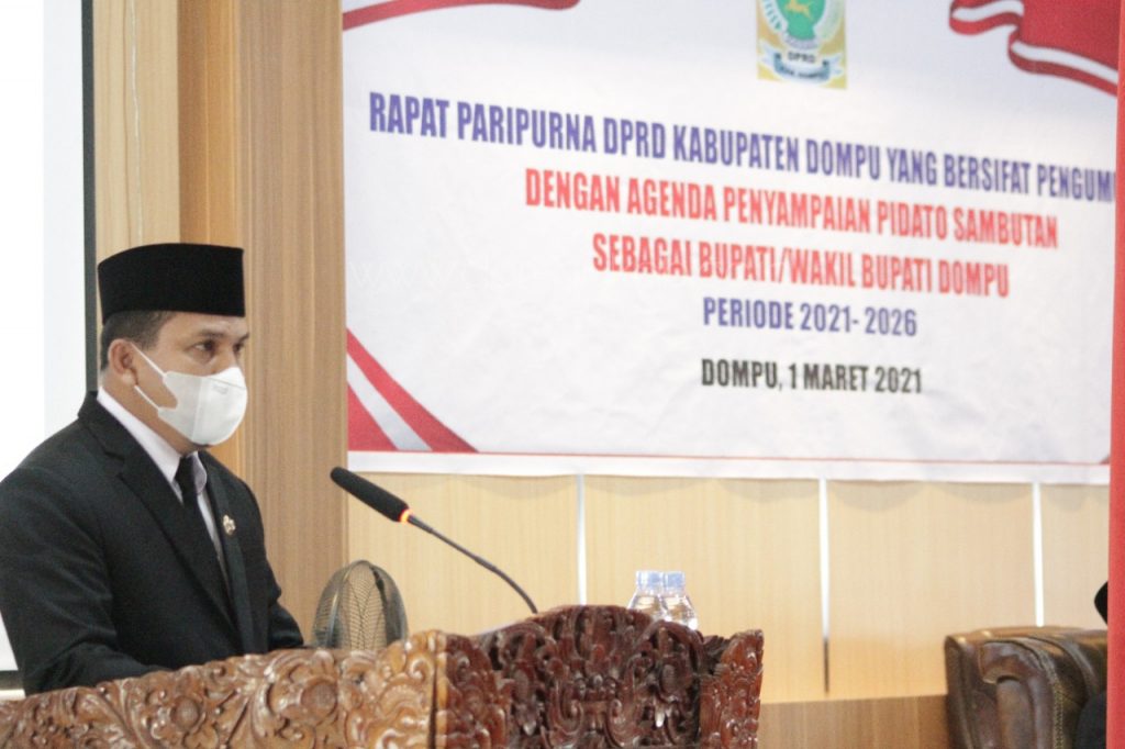 Rapat Paripurna Dprd Ini Pidato Bupati Dompu